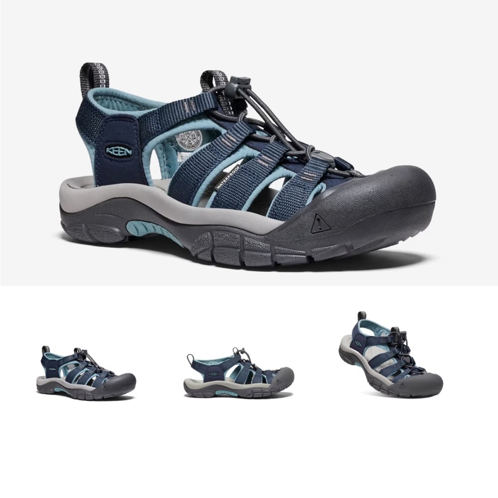 Keen Newport H2 sandals blue 7.5 women - Picture 10 of 10